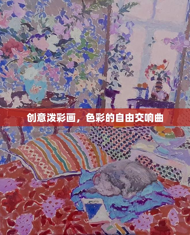 色彩的自由交響曲，創(chuàng)意潑彩畫(huà)的藝術(shù)魅力