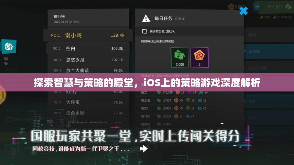 iOS策略游戲，智慧與策略的深度探索