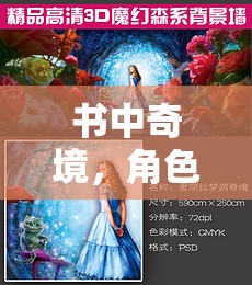 書中的奇幻奇境，角色扮演的冒險之旅