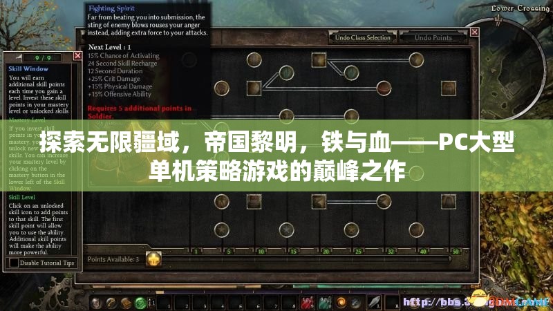 帝國黎明，鐵血征途——PC大型單機策略游戲的巔峰之作