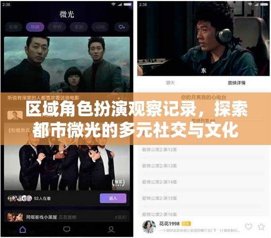 都市微光，區(qū)域角色扮演中的多元社交與文化沉浸探索