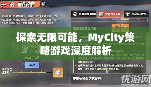 探索無(wú)限可能，MyCity策略游戲深度解析