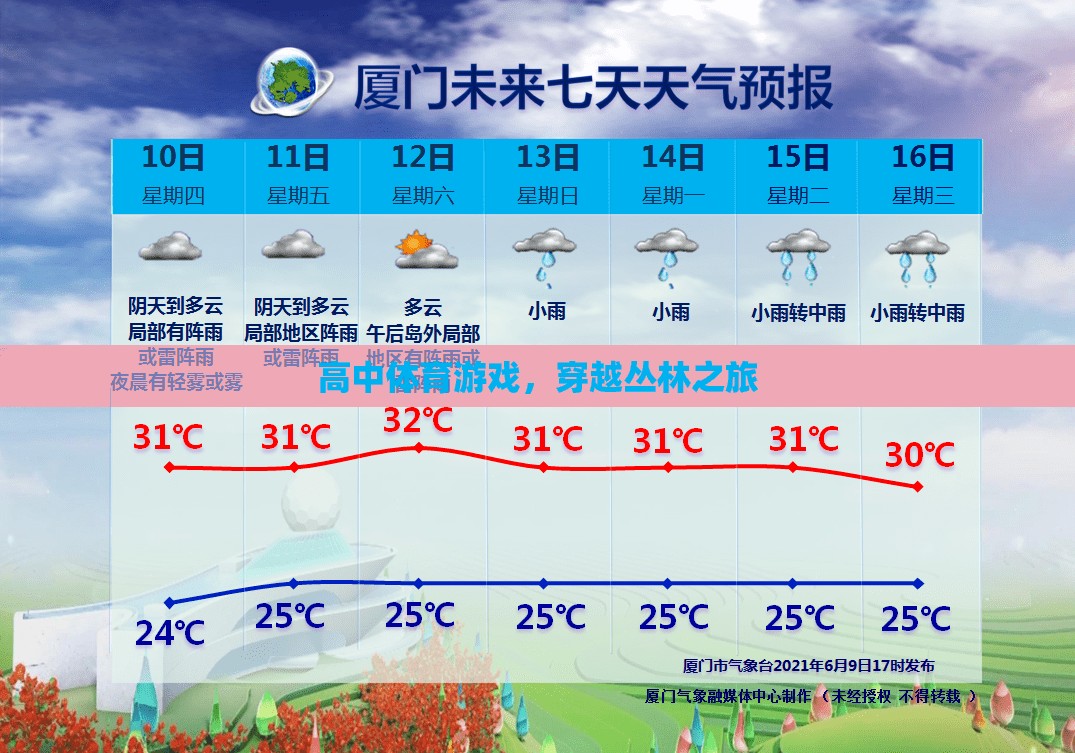 叢林探險，高中體育的趣味穿越之旅