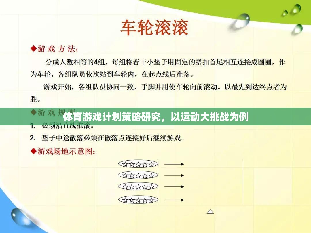 運(yùn)動大挑戰(zhàn)，體育游戲計劃的策略研究