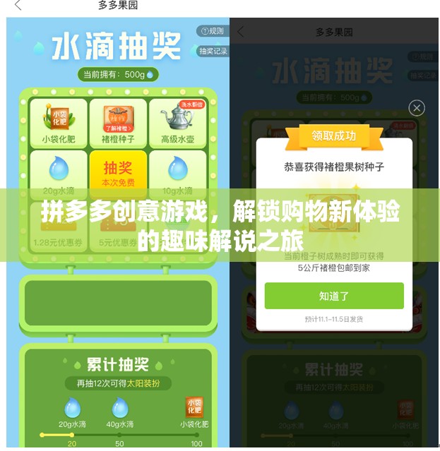 拼多多創(chuàng)意游戲，解鎖購物新體驗的趣味解說之旅