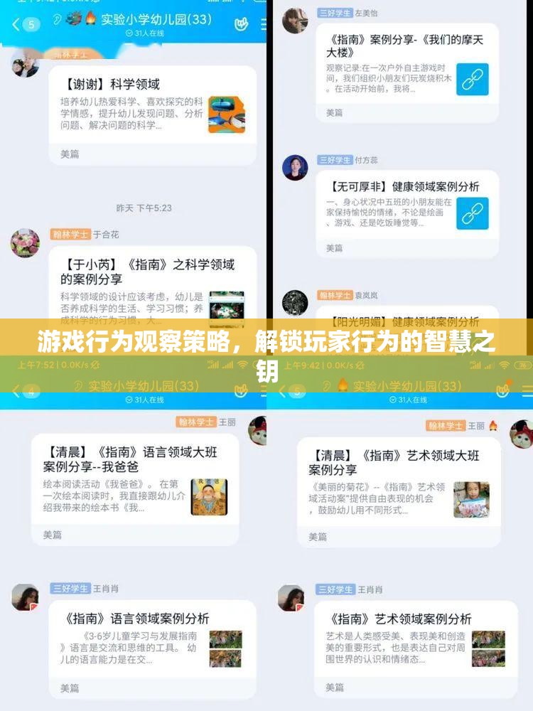 解鎖玩家行為，游戲行為觀察策略的智慧之鑰