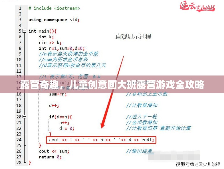 露營(yíng)奇趣，兒童創(chuàng)意畫大班露營(yíng)游戲全攻略