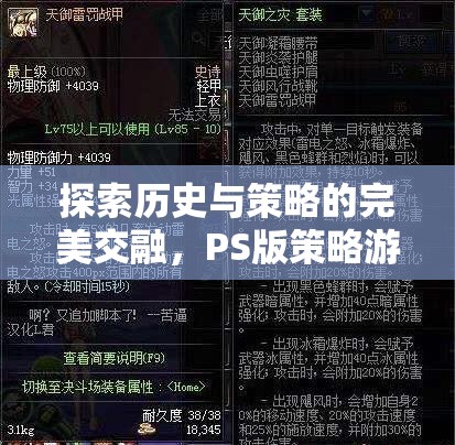 帝國風(fēng)云，PS版策略游戲的深度解析，歷史與策略的完美交融