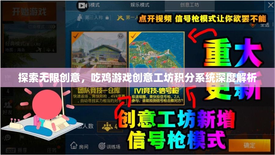 吃雞游戲創(chuàng)意工坊，積分系統(tǒng)深度解析與無限創(chuàng)意探索