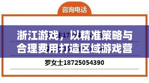 浙江游戲，以精準(zhǔn)策略與合理費(fèi)用打造區(qū)域游戲營(yíng)銷(xiāo)新標(biāo)桿