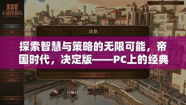 帝國時代，決定版——PC上的經(jīng)典策略游戲新體驗，探索智慧與策略的無限可能