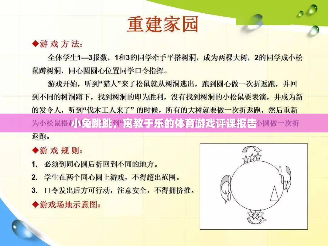 寓教于樂，小兔跳跳體育游戲評課報告