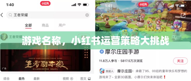 小紅書(shū)運(yùn)營(yíng)策略大挑戰(zhàn)，游戲名稱的創(chuàng)意與執(zhí)行