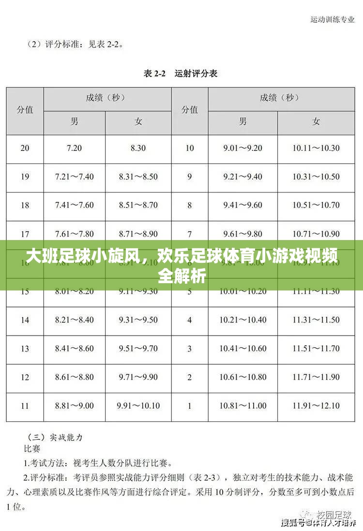 大班足球小旋風，歡樂足球體育小游戲視頻深度解析