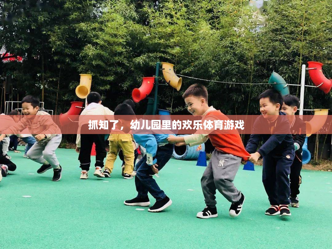 幼兒園里的歡樂體育，抓知了游戲