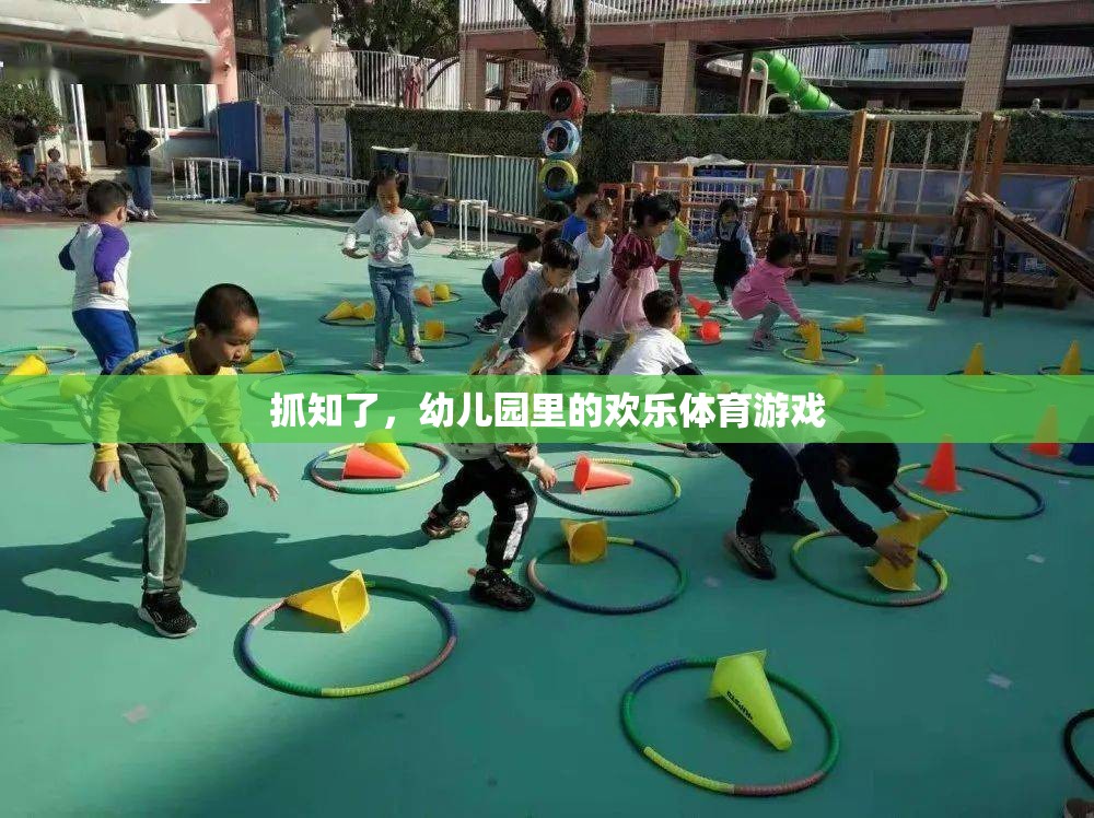 幼兒園里的歡樂體育，抓知了游戲