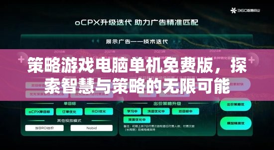 智慧與策略的無限探索，免費版策略游戲電腦單機版