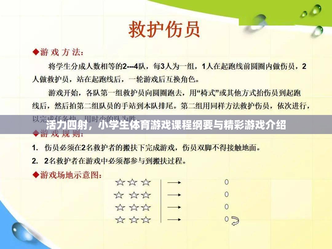 活力四射，小學(xué)生體育游戲課程綱要與精彩游戲介紹