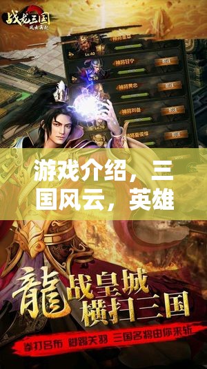 三國風云，英雄崛起——重塑歷史篇章的RPG巨作