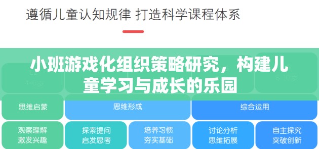 小班游戲化組織策略，打造兒童學(xué)習(xí)與成長的樂園