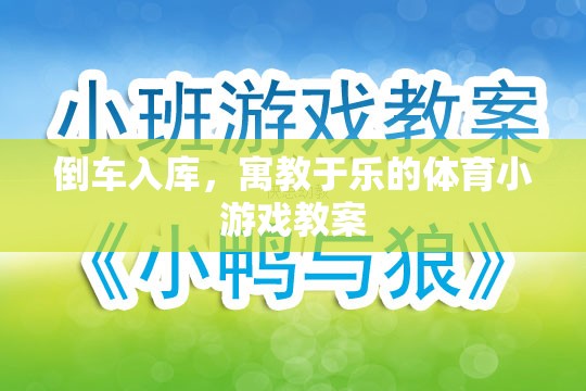 寓教于樂，設(shè)計倒車入庫體育小游戲的教案