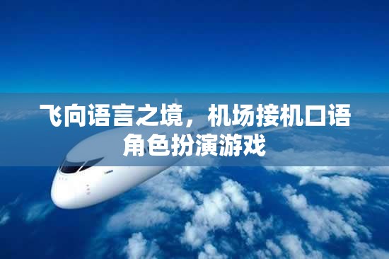 飛向語言之境，機場接機口語角色扮演游戲