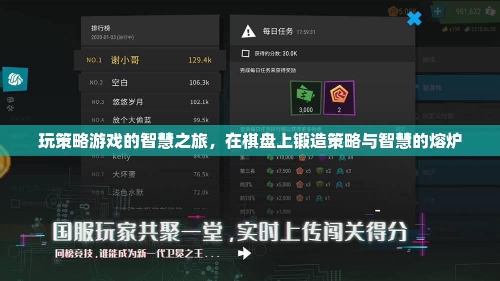 策略游戲，棋盤上的智慧熔爐