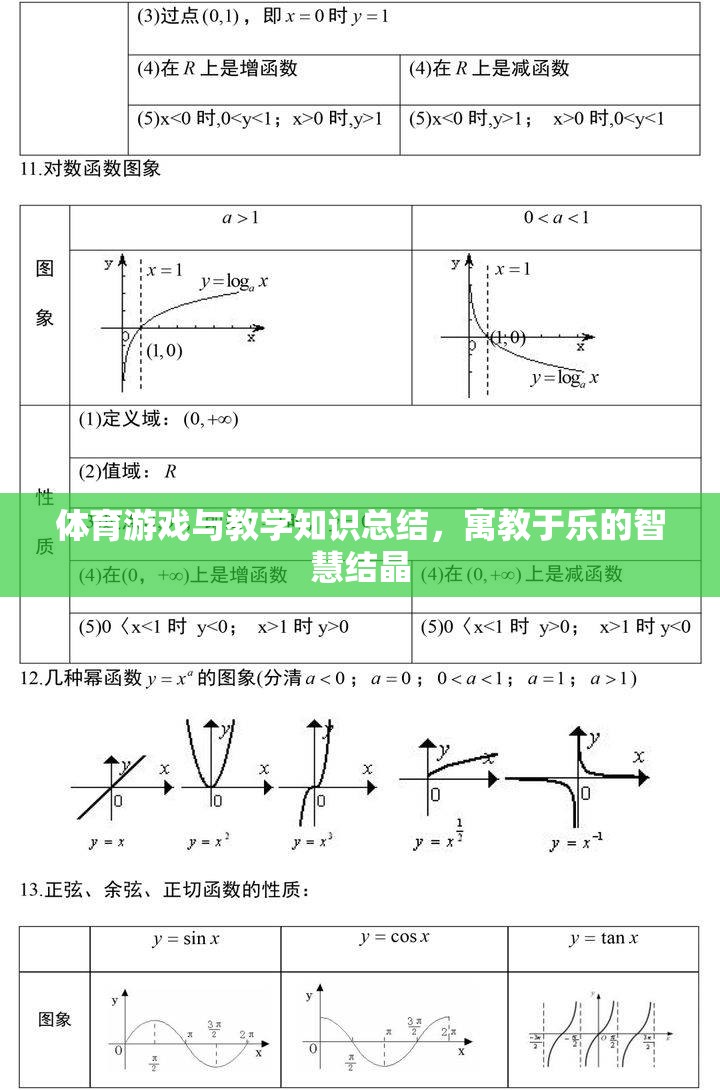 寓教于樂，體育游戲與教學知識的智慧結晶