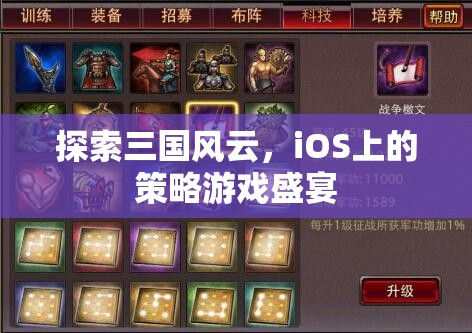 iOS上的三國策略盛宴，探索歷史風(fēng)云