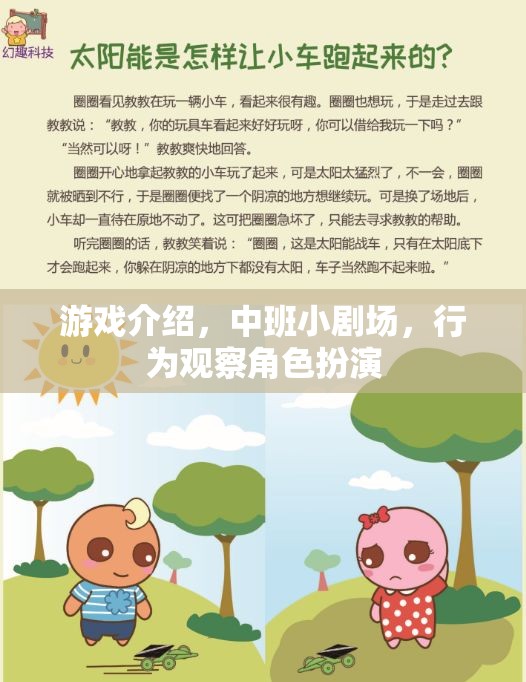 中班小劇場，行為觀察與角色扮演的趣味游戲