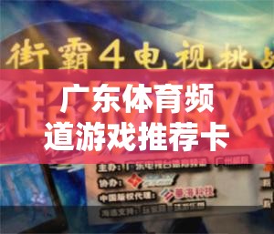 解鎖游戲新世界，廣東體育頻道游戲推薦卡