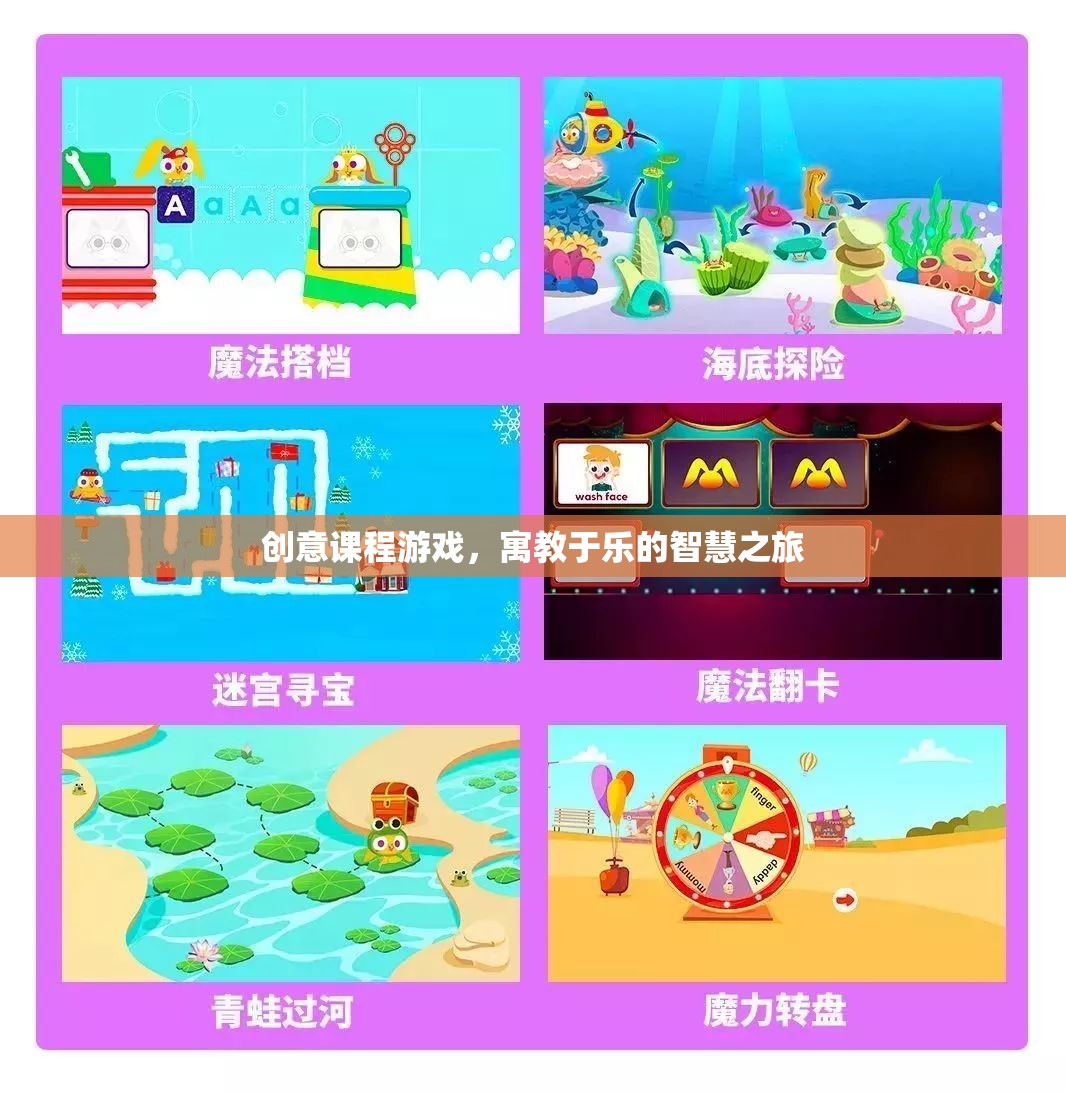 寓教于樂的智慧之旅，創(chuàng)意課程游戲