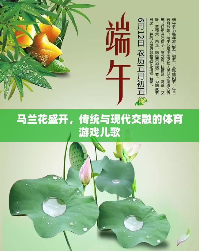 馬蘭花盛開，傳統(tǒng)與現(xiàn)代交融的體育游戲兒歌