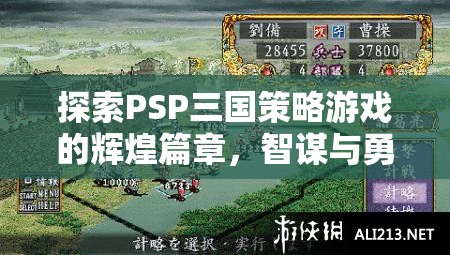 PSP三國策略游戲，智謀與勇氣的輝煌交織