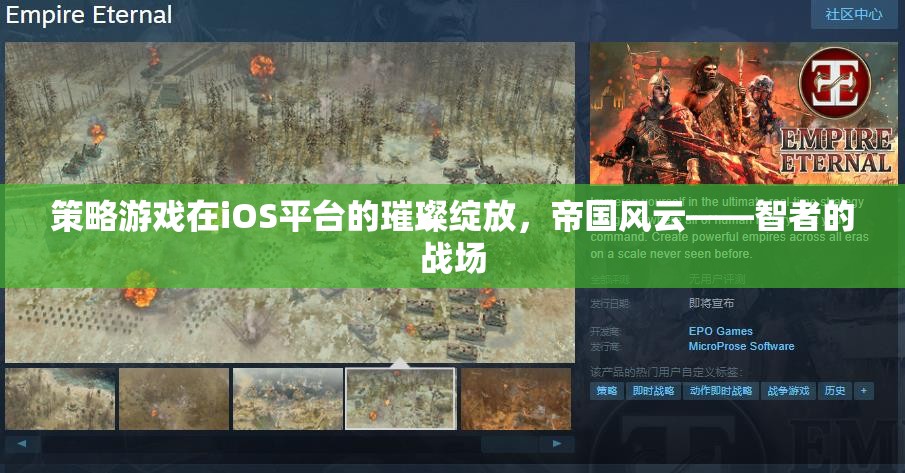 iOS平臺上的策略游戲新篇章，帝國風(fēng)云——智者的戰(zhàn)場
