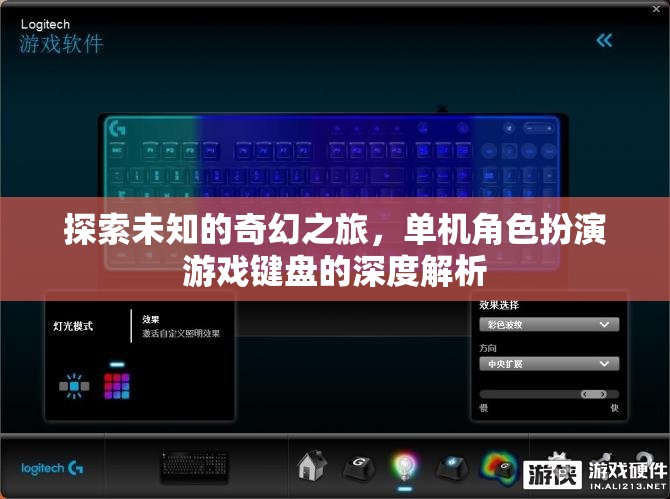 奇幻之旅，深度解析單機(jī)角色扮演游戲鍵盤(pán)的奧秘