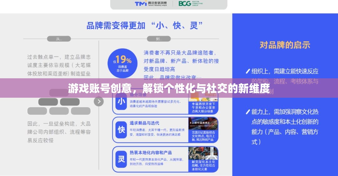 解鎖個性化與社交新維度，游戲賬號的創(chuàng)意設(shè)計