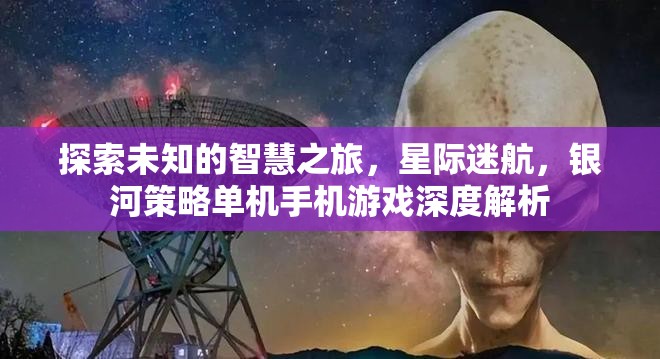 星際迷航，探索未知的智慧之旅——銀河策略單機手機游戲深度解析