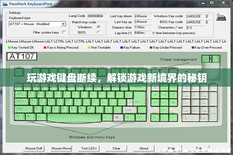 游戲鍵盤斷續(xù)挑戰(zhàn)，解鎖新境界的秘鑰