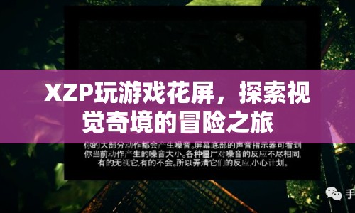 XZP游戲花屏，探索視覺奇境的冒險之旅  第1張