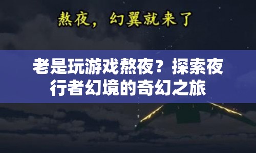 夜行者幻境，探索奇幻之旅，熬夜玩游戲的新體驗(yàn)