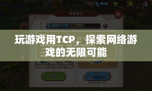 TCP，探索網(wǎng)絡游戲的無限可能