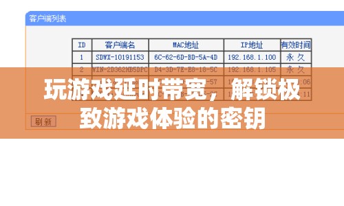 解鎖極致游戲體驗，游戲延時與帶寬的奧秘