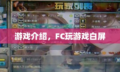 FC游戲白屏問(wèn)題解析