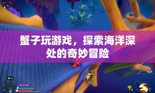 蟹子海底探險，揭秘海洋深處的奇妙冒險  第1張