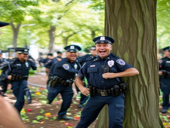 警察惡作劇游戲，智慧與幽默的較量