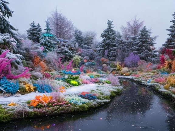 探索冬之島，打造夢幻花園，我的仙境花園之旅